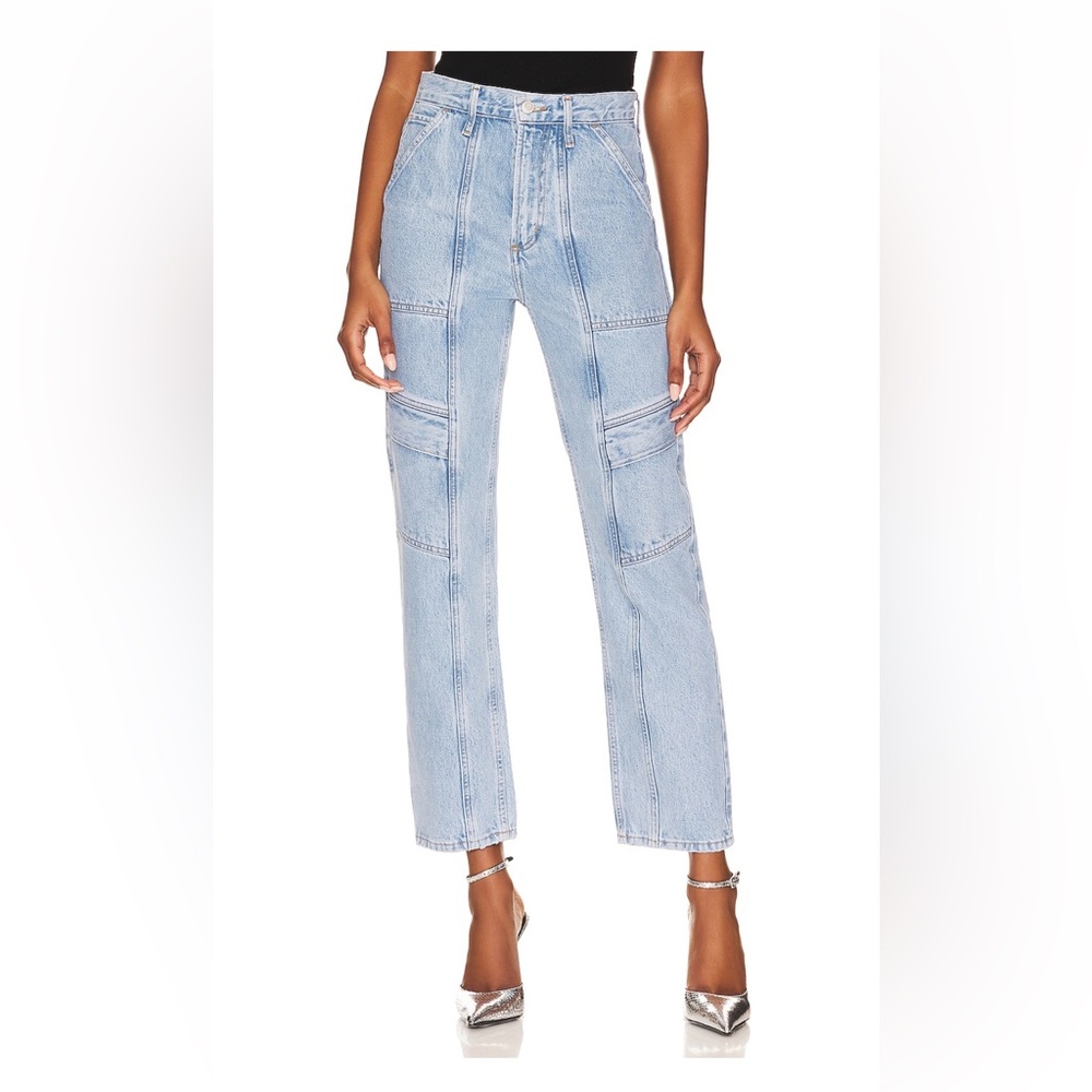 AGolde Cooper Cargo Jeans in Rank